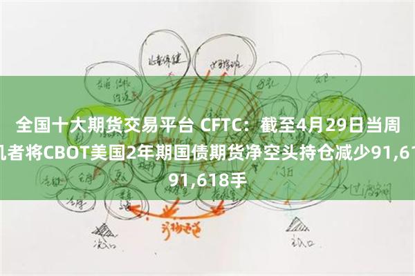 全国十大期货交易平台 CFTC：截至4月29日当周 投机者将CBOT美国2年期国债期货净空头持仓减少91,618手