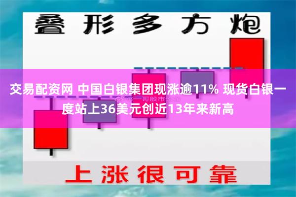 交易配资网 中国白银集团现涨逾11% 现货白银一度站上36美元创近13年来新高