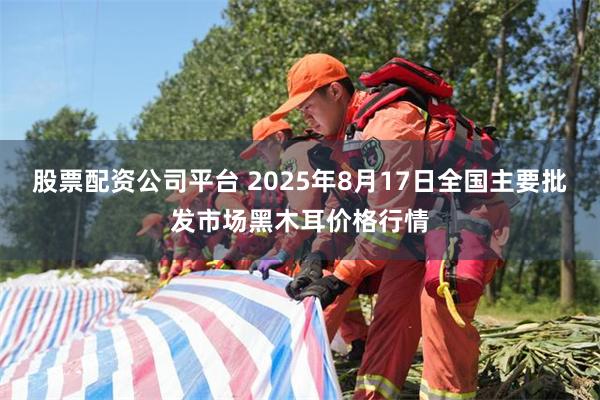 股票配资公司平台 2025年8月17日全国主要批发市场黑木耳价格行情